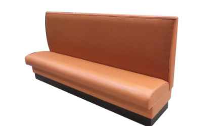 Plain Inside Back Banquette Wall Bench 