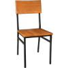 Metal Rustic Wood Chair