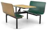 Spartan Series Contour Booths Spartan, One Piece Frame Contour Booth,