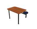 Jupiter 2-Seat ADA Unit (Composite Button Seats)