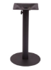 Margate 24" Round Base Powder Coated Black or Silver - Umbrella Compatible
