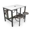 Model 9004 Endure Series Standing Height 4 Seat Table  DISCONTINUED - Call us for Alternative Options! 