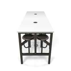 Model 9008 Endure Series Standing Height 8 Seat Table  - DISCONTINUED - But give us a call we have options! 